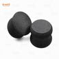 Two black EVA sanding blocks: one with rounded top, one with circular top.