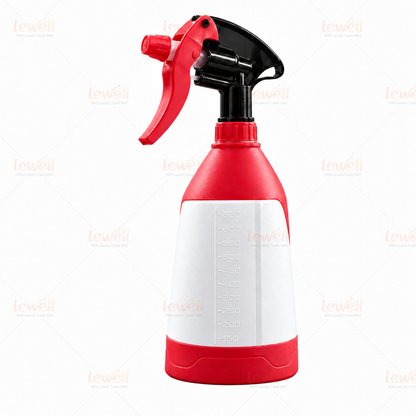Red 650ml detail spray bottle with black trigger nozzle and handle