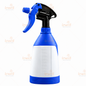 Blue 650ml spray bottle with black trigger nozzle and clear measurement scale