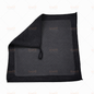 Black clay decontamination towel with honeycomb pad and hanging loop